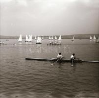 cca 1965 Velencei-tó, 13 db vintage negatív Sinka Antal (?-?) hagyatékából, aki a velencei AGROKOMPL...