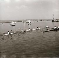 cca 1965 Velencei-tó, 13 db vintage negatív Sinka Antal (?-?) hagyatékából, aki a velencei AGROKOMPL...