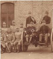 5 db RÉGI K.u.K. katonai fotólap (1 modern előhívású) / 5  pre-1945 WWI K.u.K. military photo postca...