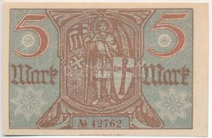Német Birodalom / Eisenach 1918. 5M szükségpénz vízjeles papíron, szárazpecséttel T:I,I-
German Emp...