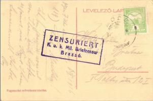 Mócs, Mociu; látkép Római katolikus templommal / panorama view with Roman Catholic church + Zensurie...