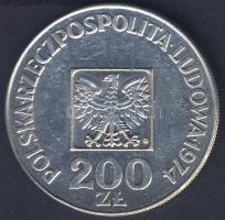 Lengyelország 1974. 200Zl Ag T:2
