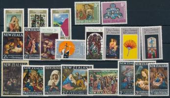 1960-1974 Christmas 21 stamps, 1960-1974 Karácsony motívum 21 klf bélyeg