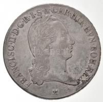 Olasz Államok / Milánó 1799M Tallér Ag "II. Ferenc" (29,39g) T:2,2- ph.,kis lapkahiba Italian States / Milan 1799M Crocione (Kronenthaler) Ag "Franz II" (29,39g) C:XF,VF edge error,small planchet error Krause KM#239