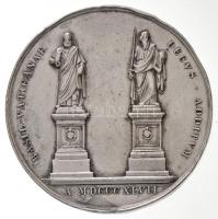 Olasz Államok / Pápai Állam 1847. "IX. Pius pápa / Péter és Pál apostol" jelzetlen Ag emlé...