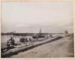 cca 1910 A Magyar királyi Államvasutak gépgyárában gyártott, Richter József vezetése alatt épült hid...