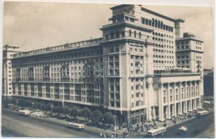 1952 Az Aranycsapat tagjainak aláírásai Moszkvából Buzánszky Jenőné részére küldött levelezőlapon