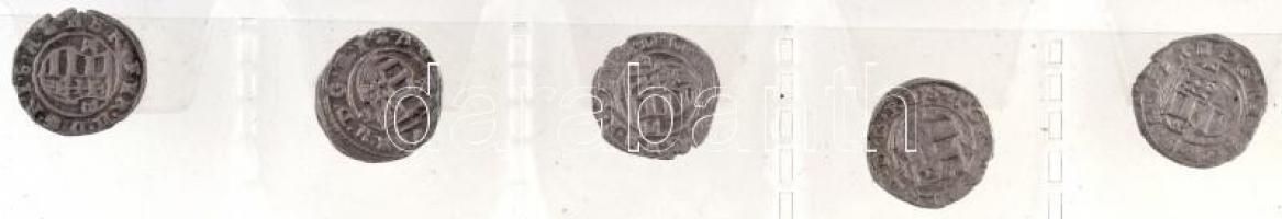 1632-1636K-B Denár Ag "II. Ferdinánd" (5xklf) T:2,2-
Huszár: 1205., Unger II.: 916.c