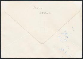 1991 Isaac Stern (1920-2001) hegedűművész aláírása FDC emlékborítékon