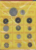 2db ajándék kollekció, benne Francia-Indokína, Észak- és Dél-Vietnam, régi és új, 68db pénzzel, benne 1$ replikát, vegyes minőségben, albumba beragasztva