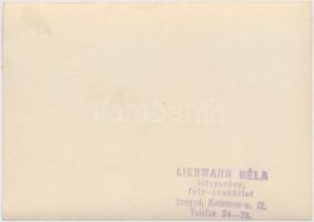 1935 Liebmann Béla (1899-1996): Pietro Mascagni (1863-1945) zeneszerző, karmester szegedi fellépésén...