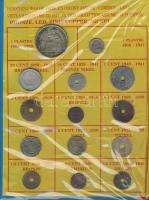 2db ajándék kollekció, benne Francia-Indokína, Észak- és Dél-Vietnam, régi és új, 68db pénzzel, benn...
