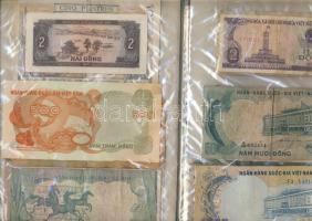 2db ajándék kollekció, benne Francia-Indokína, Észak- és Dél-Vietnam, Kambodzsa, régi és új, 41db ba...