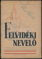 cca 1940-1956 Vegyes papírrégiség tétel, összesen 9 db, benne többek közt Felvidéki Nevelő folyóirat, nyugta rádió előfizetésről, termelőszövetkezet belépési nyilatkzat, levelező lapok