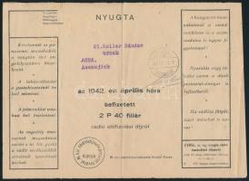 cca 1940-1956 Vegyes papírrégiség tétel, összesen 9 db, benne többek közt Felvidéki Nevelő folyóirat...