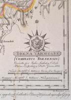 1810 Torna vármegye. Comitatus Tornensis. Színezett rézmetszet, papír, 24x31 cm Torna vármegye közig...