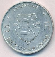 1946. 5Ft Ag "vastag Kossuth" T:2 kis ph.
Adamo F8