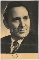 Bessenyei Ferenc (1919-2004) színész aláírása őt magát ábrázoló fotólapon
