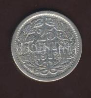 Hollandia 1912. 25c Ag T:3/4