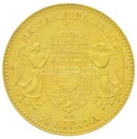 1911KB 10K Au "Ferenc József" (3,38g/0.900) T:2 / Hungary 1911KB 10 Korona Au "Franz ...