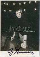 Christoph von Dohnányi (1929- ) karmester aláírása őt magát ábrázoló fotólapon