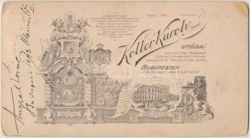 1898? Angyal József (1842-1929) pénzügyminisztériumi tanácsos, kincstári jogügyi igazgató, országgyű...