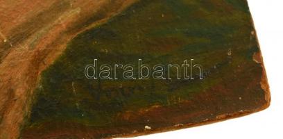 Vaszary jelzéssel: Háloruhás lány toalettje.Olaj, karton, kis hibákkal, 40×26 cm