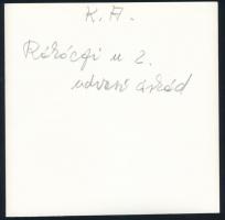 cca 1965 Miskolci városképek, 11 db feliratozott vintage fotó Kotnyek Antal (1921-1990) fotóriporter...