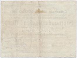 Németország / Weimari Köztársaság / Luckenwalde 1923. 500.000M szükségpénz vízjeles papíron, pecséte...