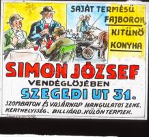cca 1947 Fekete György (1904-1990) budapesti fényképész reklámgrafikái különféle szolgáltatásokról, ...