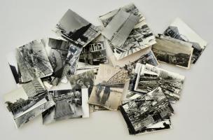 cca 1960/1980 Budapesti városképek, 77 db vintage fotó, 6x9 cm és 10x15 cm között