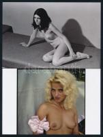 cca 1974 Szépek és büszkék, szolidan erotikus fényképek, 21 db mai nagyítás korabeli negatívokról, 1...