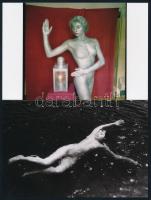 cca 1974 Szépek és büszkék, szolidan erotikus fényképek, 21 db mai nagyítás korabeli negatívokról, 1...