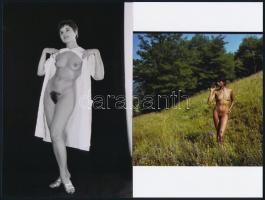 cca 1973 Mindent megmutatnak, szolidan erotikus fényképek, 33 db mai nagyítás korabeli negatívokról,...