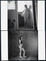 cca 1973 Mindent megmutatnak, szolidan erotikus fényképek, 33 db mai nagyítás korabeli negatívokról,...