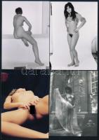 cca 1972 Szolidan erotikus fényképek tétele, 44 db mai nagyítás korabeli negatívokról, 9x13 cm / 44 ...