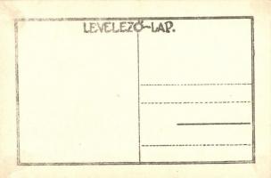 1925 Főbejárat. Magyar Cserkésztábor / Hungarian scout art postcard s: Légrády Sándor (Rb)