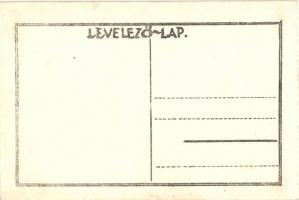 1925 Őrségsátor. Magyar Cserkésztábor / Hungarian scout art postcard s: Légrády Sándor (Rb)