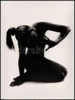 cca 1980 Szolidan erotikus fényképek, 4 db vintage fotó, 40x30 cm és 40x22 cm között / 4 erotic phot...