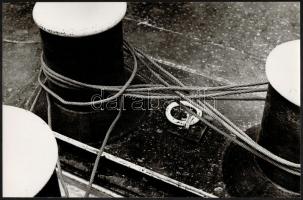 cca 1969 Kalocsai Rudolf (?-?) budapesti fotóművész 2 db feliratozott vintage fotója, 39x30 cm és 26x39 cm