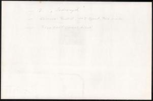 cca 1969 Kalocsai Rudolf (?-?) budapesti fotóművész 2 db feliratozott vintage fotója, 39x30 cm és 26...