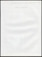 cca 1969 Kalocsai Rudolf (?-?) budapesti fotóművész 2 db feliratozott vintage fotója, 39x30 cm és 26...