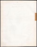 cca 1970 Kalocsai Rudolf (?-?) budapesti fotóművész 2 db feliratozott vintage fotója, 37x30 cm és 30...