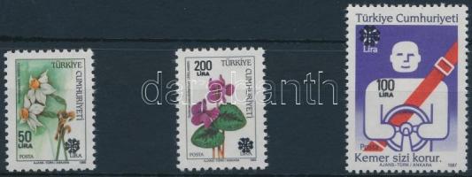 Definitive overprinted set Forgalmi felülnyomott sor