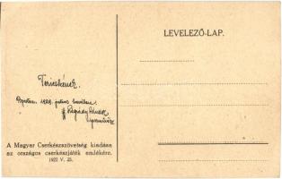 1922 Megközelítés. A Magyar Cserkészszövetség kiadása az országos cserkészjáték emlékére. A hátoldal...