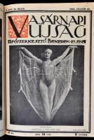 1924 Vasárnapi Ujság. Szerk.: Benedek Elek, Szentimrei Jenő. IV.-V. évf. 1-50. számok (3.-4. számok hiányoznak). Kolozsvár, Haladás. Átkötött modern félvászon-kötés, két szám hiányzik. Benne neves erdélyi írók cikkeivel, írásaival, korabeli reklámokkal, fekete-fehér fotókkal, továbbá benne két Ady Endre emlékszámmal. (V. évf. 1924. julius 20. 28. szám,1924. julius 27 29. szám.)