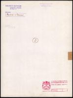 cca 1976 Darkó István (?-?) budapesti fotóművész 2 db pecséttel jelzett vintage fotója, 40x30 cm