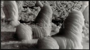 cca 1963 Krisch Béla (?-?) kecskeméti fotóművész 2 db pecséttel jelzett vintage fotója, 38,5x18,5 cm, 38,5x21,5 cm