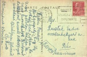 56 db RÉGI francia városképes lap jó minőségben érdekesebb darabokkal / 56 pre-1945 French town-view...