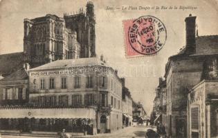 56 db RÉGI francia városképes lap jó minőségben érdekesebb darabokkal / 56 pre-1945 French town-view...